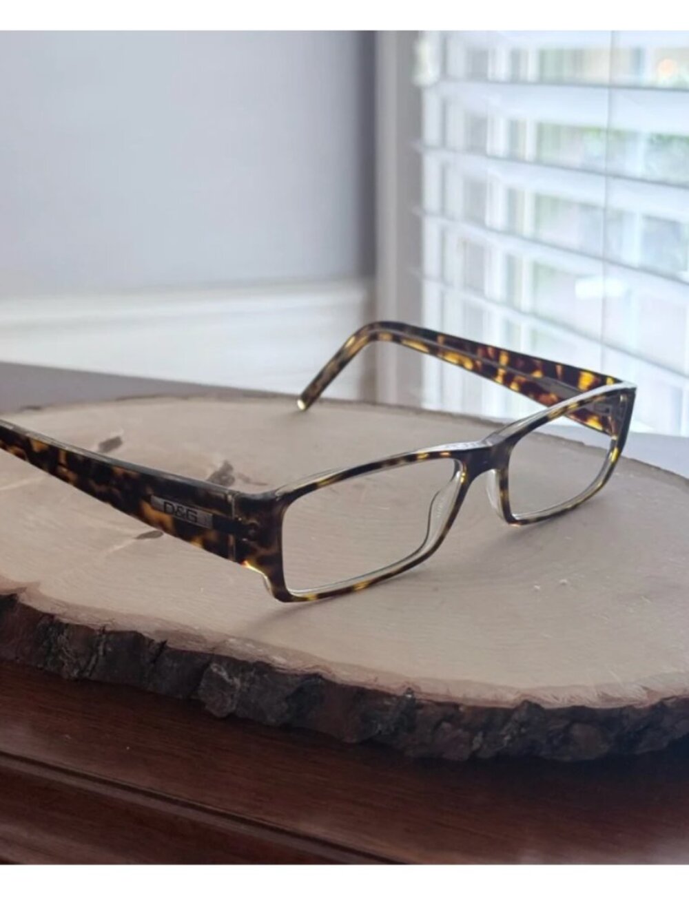 DOLCE & GABBANA DD 1150 556 Square Havana Brown Eyeglasses Frame 53*15*135
